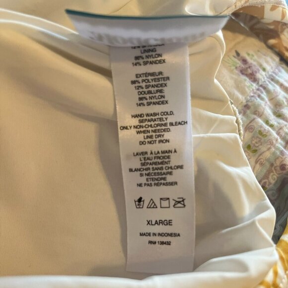 Modcloth Woman's Yellow The Haley One-Piece Retro Swimsuit Sz XL - Picture 8 of 11